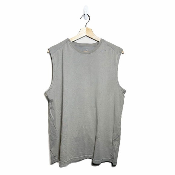 Nike Pro Active Gray Basketball Muscle Tank - Picture 1 of 6